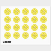 Lemon Ronde Sticker (Vel)