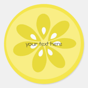 Lemon Ronde Sticker