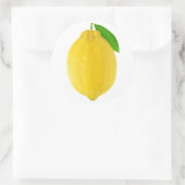Lemon Ronde Sticker (Tas)