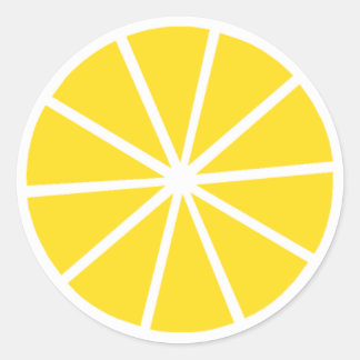 Lemon Ronde Sticker