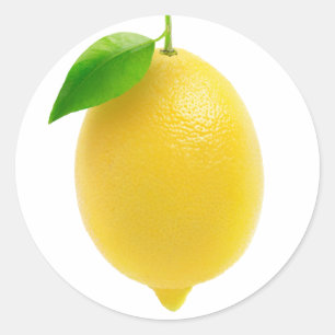 Lemon Ronde Sticker