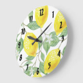 Lemon Round Kitchen-klok Grote Klok (Hoek)