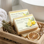 Lemon & Rozemarijn Biologische Zeep Sticker Label