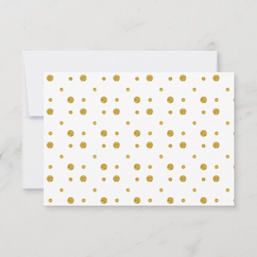 Lemon RSVP met Maaltijdopties Kaart (Achterkant)