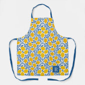 Lemon Rustic Farmhouse French Country Recipe Schort (Voorkant)