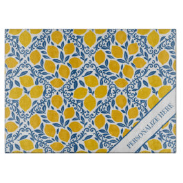 Lemon Rustic Farmhouse French Country Snijplank