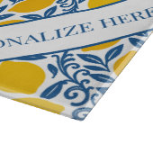 Lemon Rustic Farmhouse French Country Snijplank (Hoek)