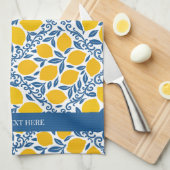 Lemon Rustic Farmhouse French Country Theedoek (Quarter Fold)