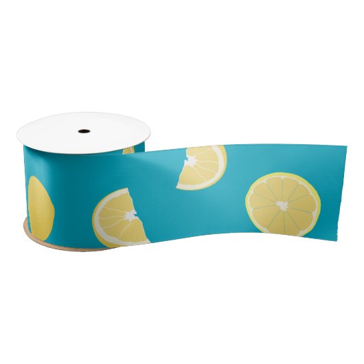 Lemon Satijnen Lint (Spoel)