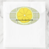 Lemon Scented Candle Sticker (Tas)