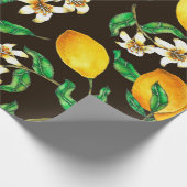 Lemon Seamless Pattern hand painted in watercolor Cadeaupapier (Hoek)