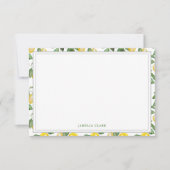 Lemon Season | Notitiekaartje (Voorkant)