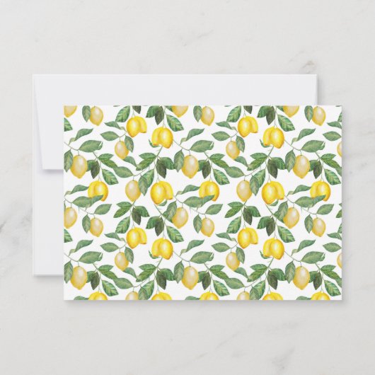 Lemon Season | Notitiekaartje (Achterkant)