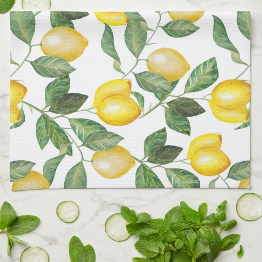 Lemon Season | Theedoek (Gevouwen)