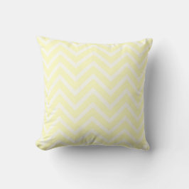 Lemon Sepia Chevron Kussen