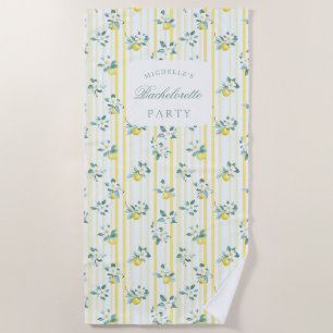Lemon Shabby Chic Vintage Bruiloftsfeest Strandlaken