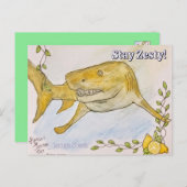 Lemon Shark Briefkaart (Voorkant / Achterkant)