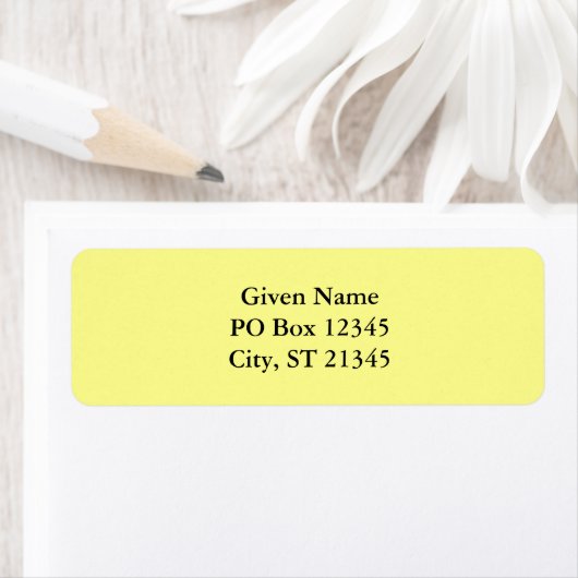 Lemon Sherbet Etiket (Insitu)