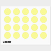 Lemon Sherbet Ronde Sticker (Vel)