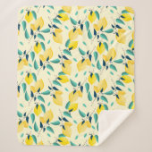 Lemon Sherpa Deken (Voorkant)