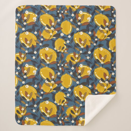 Lemon Sherpa Deken (Voorkant)