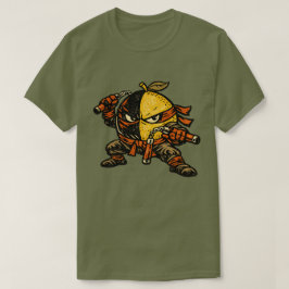 Lemon Shinobi — Grappige Citrus Ninja Krijger Vint T-shirt