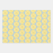 Lemon Slice Amalfi Coast Party Inpakpapier Vel (Voorkant 2)