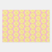 Lemon Slice Amalfi Coast Party Inpakpapier Vel (Voorkant)