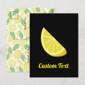Lemon Slice Briefkaart (Voorkant / Achterkant)