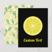 Lemon Slice Briefkaart (Voorkant / Achterkant)