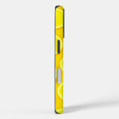 Lemon slice bright yellow name iphone case (Achterkant / Rechts)