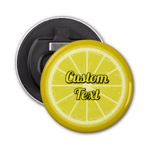 Lemon Slice Button Flesopener