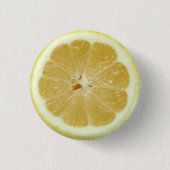 Lemon Slice-Button Ronde Button 3,2 Cm (Voorkant)