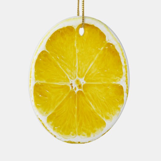 Lemon Slice Dble-sided Ornament (Rechts)