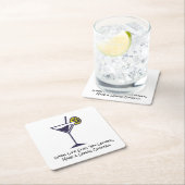 Lemon Slice en Cocktails Napkin Kartonnen Onderzetters (Insitu)