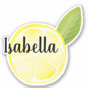 Lemon Slice en vinyl Cut Fruit Sticker