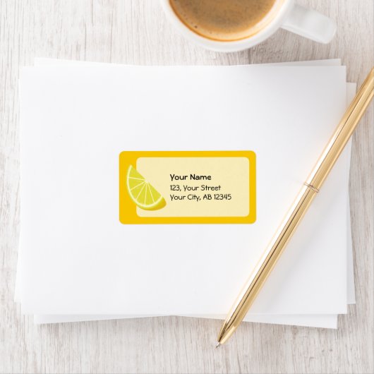 Lemon Slice Etiket (Insitu)