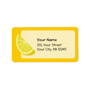 Lemon Slice Etiket