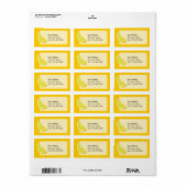 Lemon Slice Etiket (Full Sheet)