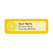 Lemon Slice Etiket (Voorkant)