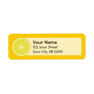 Lemon Slice Etiket