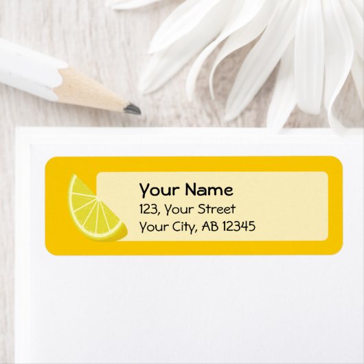 Lemon Slice Etiket (Insitu)