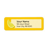 Lemon Slice Etiket (Voorkant)
