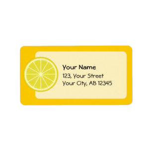 Lemon Slice Etiket