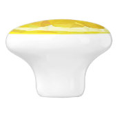Lemon Slice Geometric Design Fruit Keramische Knop (Zijkant)