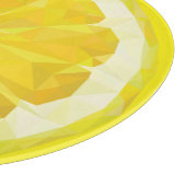 Lemon Slice Geometric Design Fruit  Snijplank (Hoek)