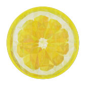 Lemon Slice Geometric Design Fruit  Snijplank (Voorkant)