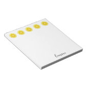 Lemon Slice Geometric Design Notitieblok (Schuin)