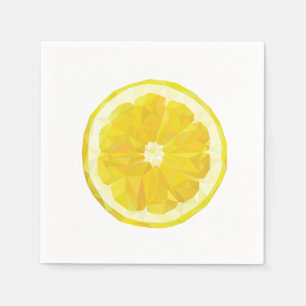 Lemon Slice Geometrische Design servetten