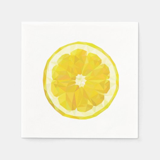 Lemon Slice Geometrische Design servetten (Voorkant)